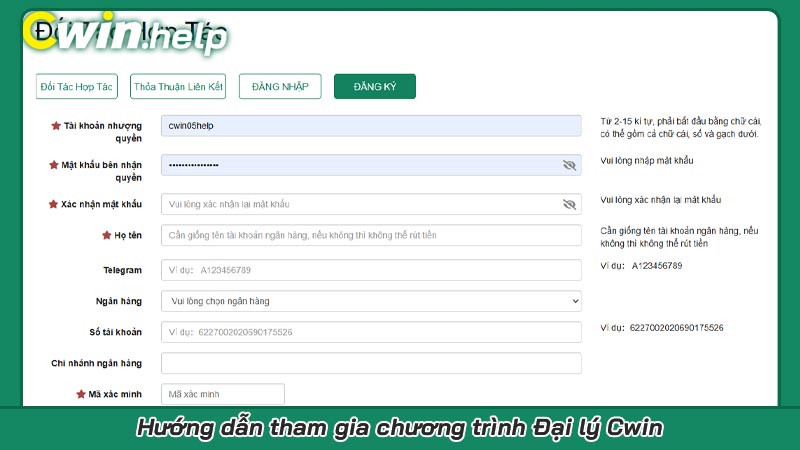 Làm đại lý Cwin - Con đường ngắn nhất đến tự do tài chính Hướng dẫn tham gia chương trình Đại lý Cwin